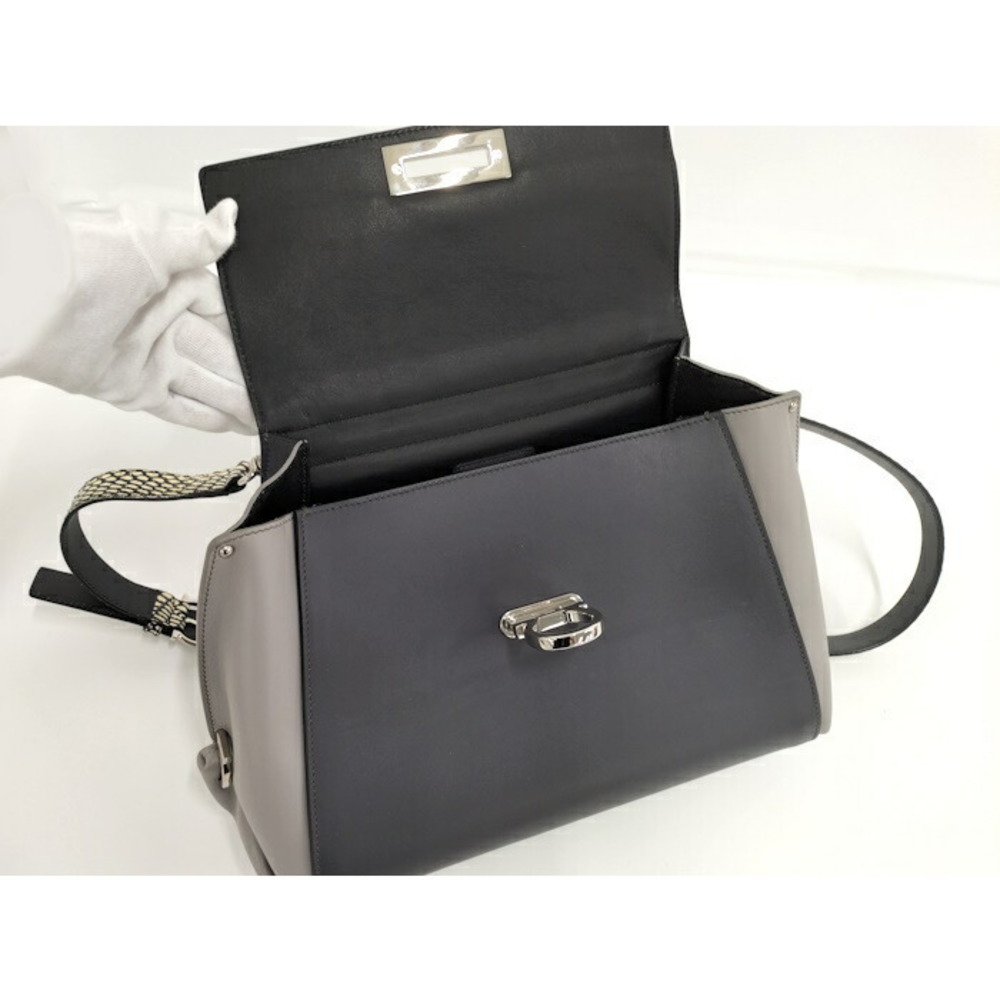 Salvatore Ferragamo Gray Python Bag Shoulder Soph… - image 8